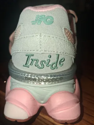 New Balance 9060 Donna 39.5 Rosa Grigie