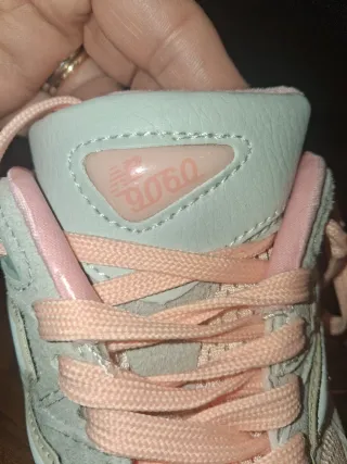 New Balance 9060 Donna 39.5 Rosa Grigie