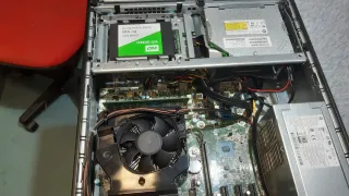 Ordenador Sobremesa HP Negro Windows 10