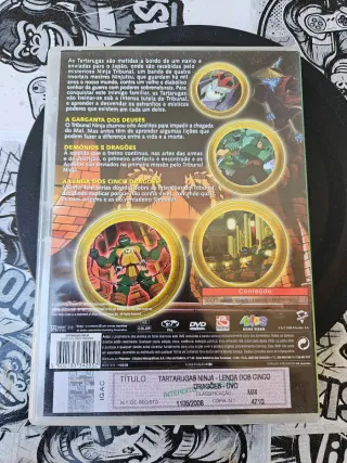 As Tartarugas Mutantes Ninja: Lenda dos Cinco Drag