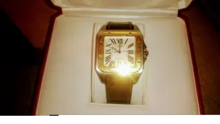 Reloj Santos Cartier Acero y Oro XL