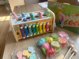 Juguetes Montessori 1+ Año, 9 in 1 Musicales