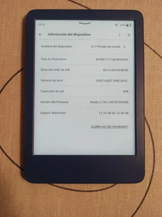 Amazon Kindle 11ª Gen Azul Marino