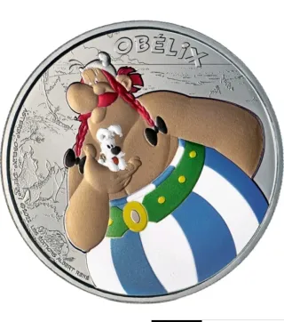 Francia 2022 medalla Asterix Obelix