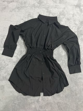 Vestido Camisa Negro