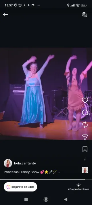 Animadoras y cantantes infantiles