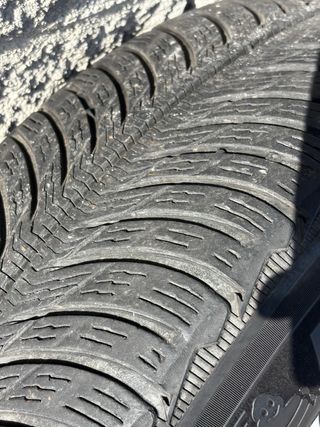 Llantas Mercedes 17 con neumáticos invierno