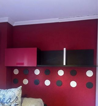Dormitorio modular con escritorio esquinero LEMAR