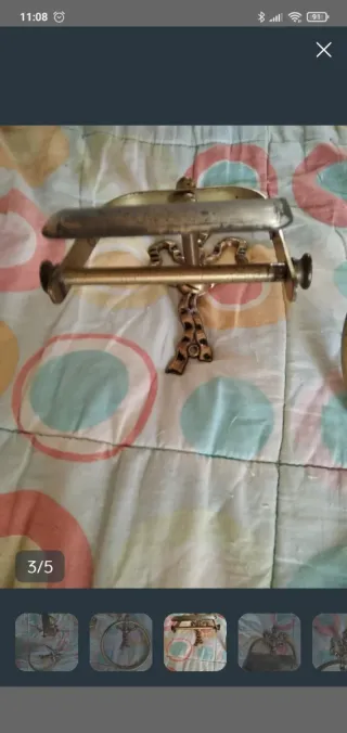 Antigüedad baño latón