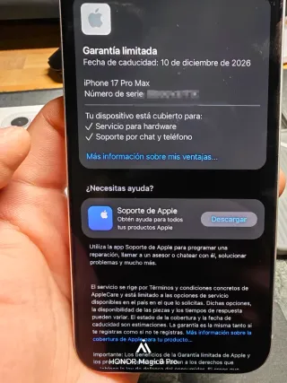 iPhone 17 Pro Max 512GB Plata