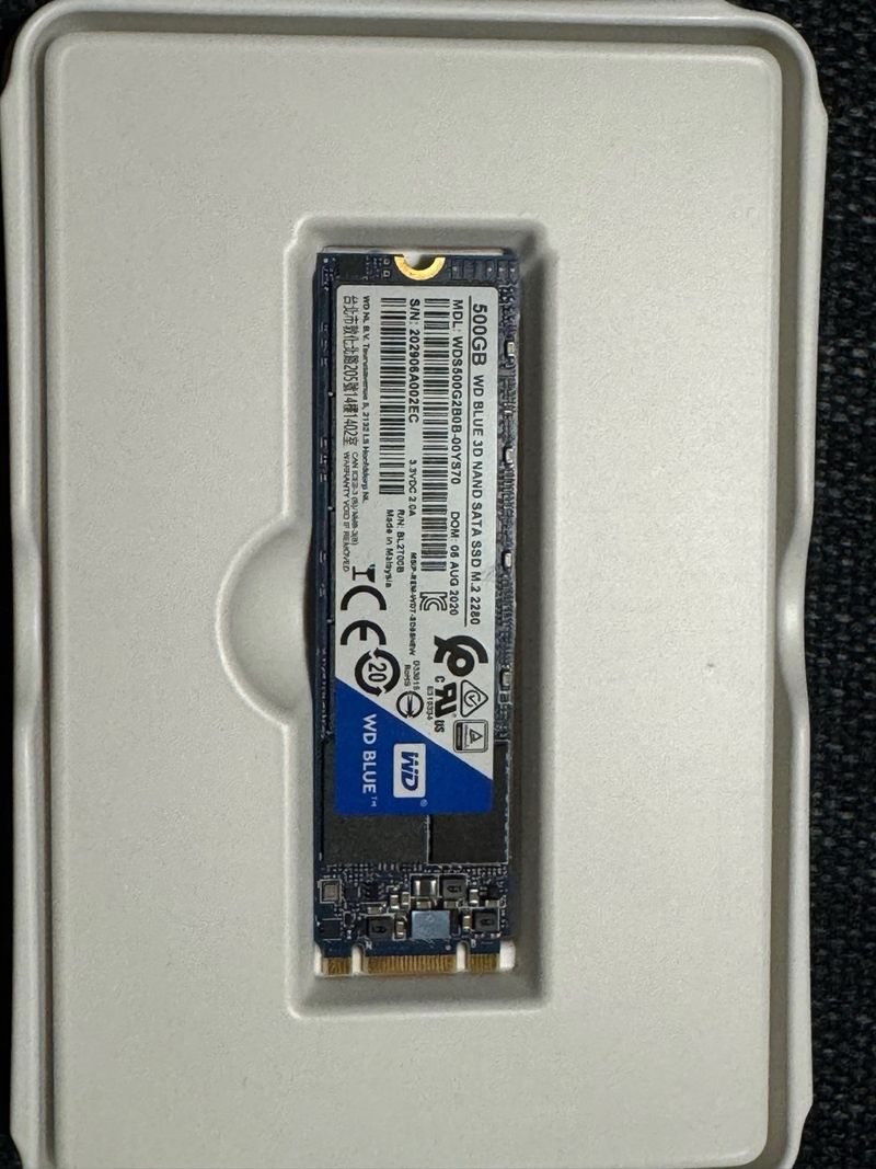 Western Digital WDS500G2B0B WD Blue 3D NAND Intern afbeelding 2