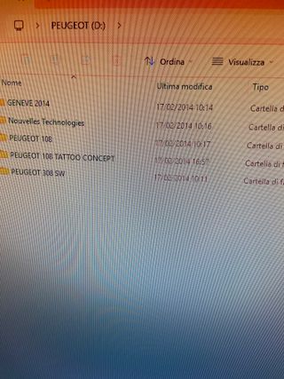 Chiavetta USB Peugeot