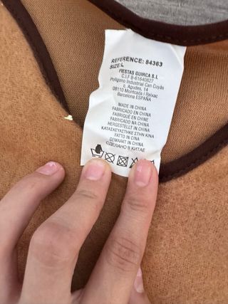 Disfraz indio hombre talla L