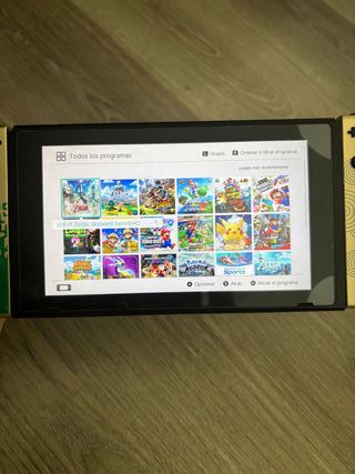 Nintendo Switch con juegos