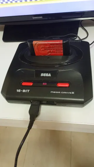 Sega Mega Drive II Negra