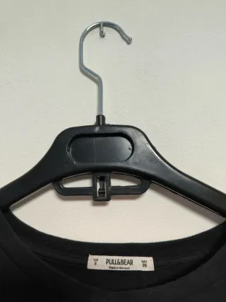 Pull and Bear Top Negro