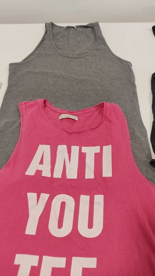 Lote 6 Camisetas Tirantes Mujer Talla L