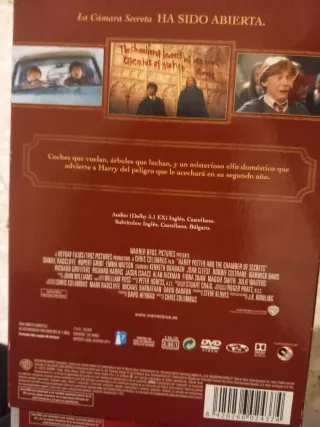 Película Harry Potter Cámara Secreta DVD