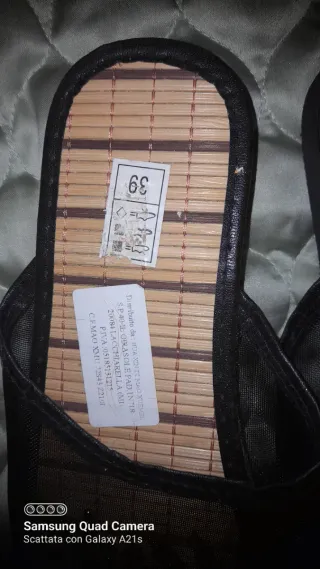 Ciabatte cinesi nuove taglia 39