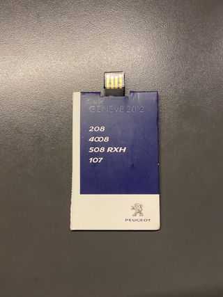 Chiavetta USB Peugeot GENEVE 2012