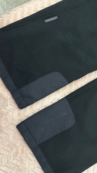 Pantalones de esquí negros T38-40, abrigado