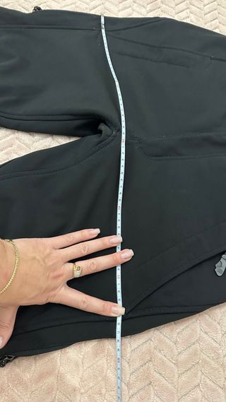 Pantalones de esquí negros T38-40, abrigado