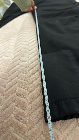 Pantalones de esquí negros T38-40, abrigado