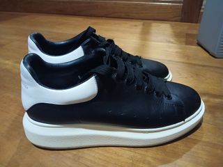 Zapatos negros y blancos hombre