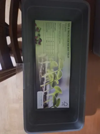 Set semillero, invernadero y pastillas abono.