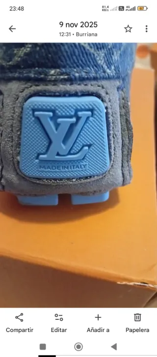 Mocasines Louis Vuitton Denim