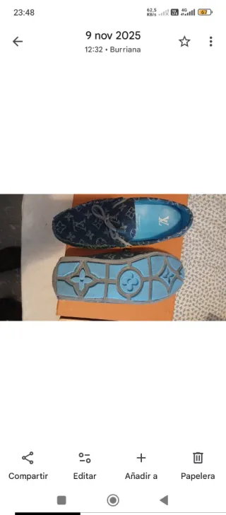 Mocasines Louis Vuitton Denim
