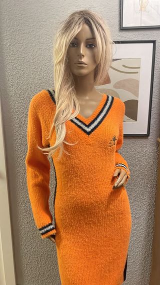 Vestido Camaleonica Capriche Talla S/M, Naranja
