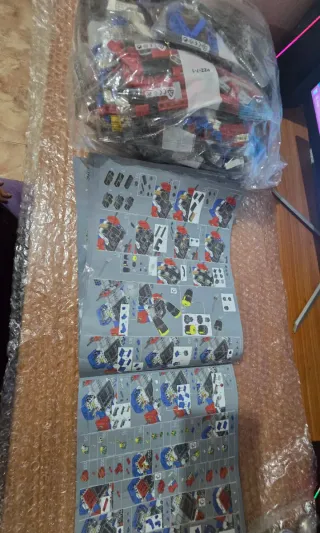 Coche Mario Kart (construcción bloques)