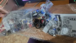 Coche Mario Kart (construcción bloques)