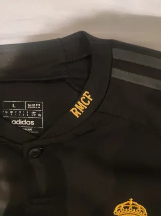 Camiseta Adidas Real Madrid Talla L Negra Dorada