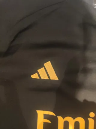 Camiseta Adidas Real Madrid Talla L Negra Dorada