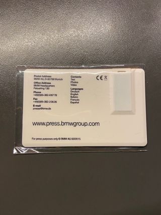 BMW Media Information Geneva Motor Show 2015 USB