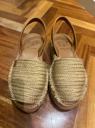 Menorquinas esparto Beige Talla 37