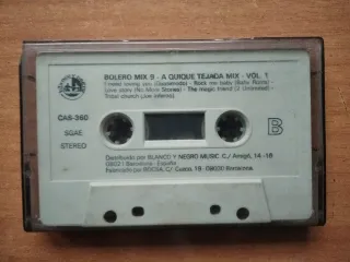 Cinta de Casete Bolero Mix 9 (A Quique Tejada Mix)