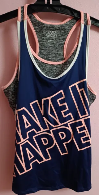 Camiseta deportiva Zara Make It Happen