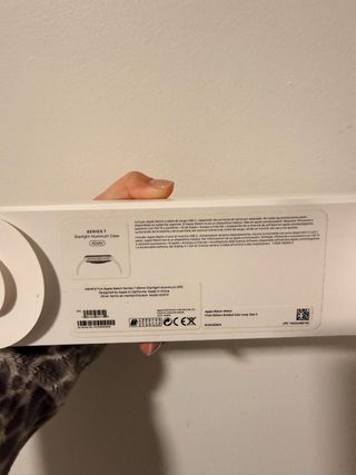 Apple Watch in Argento con Cinturino Multicolore