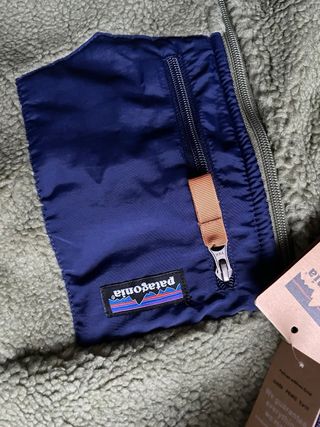 Casaco Patagonia Fleece Verde e Azul