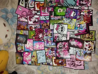 Lote 65 Pegatinas Monster High
