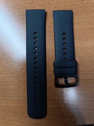 Cinturino in gomma nero Huawei 22mm NUOVO