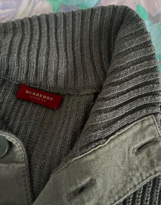 Jersey Burberry Caballero Gris Talla M