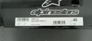 Botas de Moto Deportivas Negras y Rojas