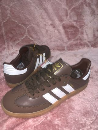 Adidas Samba OG Marrones y Blancas