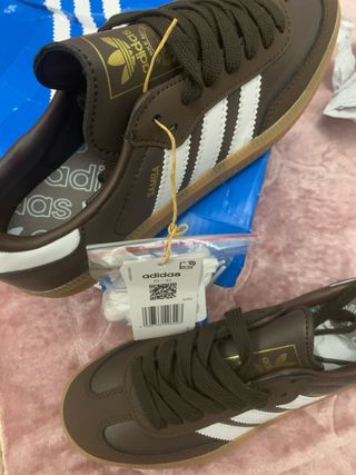 Adidas Samba OG Marrones y Blancas