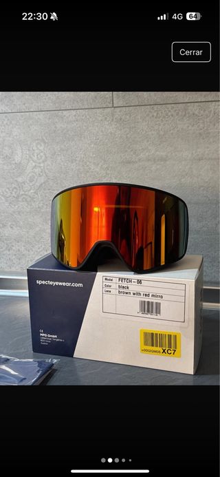 Gafas de esquí/snow Red Bull