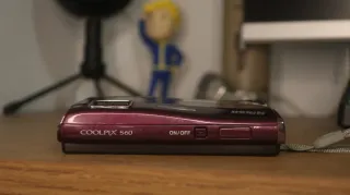 Cámara Nikon Coolpix S60 Morado/Plata